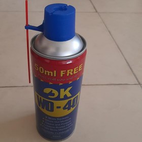 تصویر اسپری روان کننده (WD-40 ) مارک ok حجم 450 میلی لیتر spray