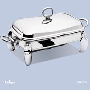 تصویر سوفله مستطیل بزرگ پافیلی کروم یونیک کد محصول: UN-3101 