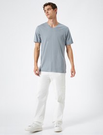 تصویر تی شرت آستین کوتاه مردانه کوتون ا koton | 3SAM10255HK 4899417 koton | 3SAM10255HK 4899417