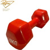 تصویر دمبل ایروبیک رکورد ۱۰ کیلوگرم بسته ۲ عددی 