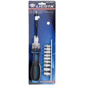 تصویر ست پیچگوشتی فنری ، بکس و بیت ASD-100K01 