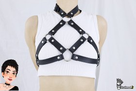 تصویر هارنس چرم شش حلقه مثلثی گرانج 