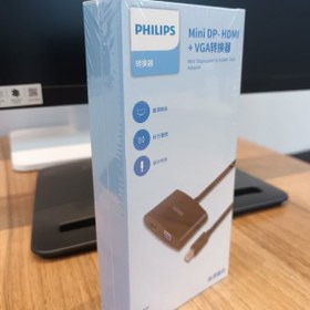 تصویر مبدل PHILIPS MINIDISPLAY to HDMI and VGA 