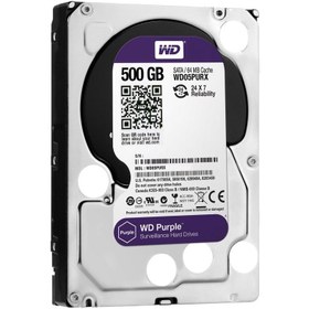 تصویر هارد اینترنال وسترن دیجیتال Western Digital Purple WD05PURX 500GB 