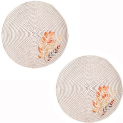 تصویر زیربشقابی و زیرقابلمه ای مدل قیطان4 مجموعه 2 عددی 