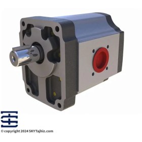 تصویر پمپ دنده ای هیدرولیک تیپ یک بغل پمپی 