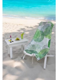 تصویر تولید حوله ساحلی با طراحی ناملموس برند aİrycot Beach Towel Intangible Design