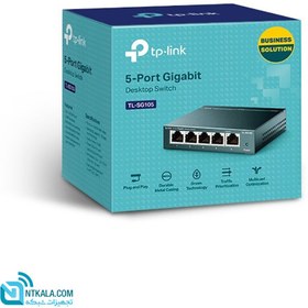 تصویر سوییچ گیگابیتی 5 پورت دسکتاپ تی پی-لینک مدل TL-SG105 TP-Link TL-SG105 5-Port Gigabit Desktop Switch