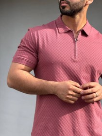 تصویر پولوشرت نیم زیپ zara 