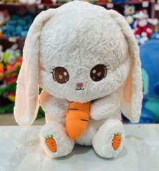 تصویر عروسک خرگوش چشم قلبی ۸۰ سانتی 