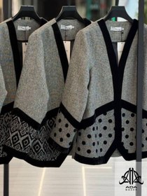 تصویر کت پاییزه زنانه یقه هفت 