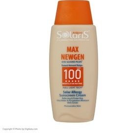 تصویر ضد آفتاب سولار آلرژی مکس نیوژن SPF 100 آردن سولاریس MAX NEWGEN ARDENE SOLARIS