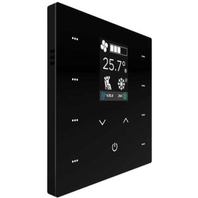 تصویر تاچ پنل – iX2 2″ KNX Touch Panel 2-4-8 Button, Black w/ LCD 