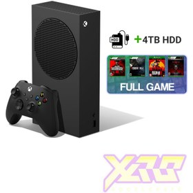 تصویر کنسول Xbox Series S – Black 4 TB HDD Games 