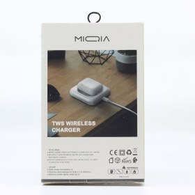 تصویر شارژر وایرلس ایرپاد برند Miqia مدل MWC02 ا Miqia MWC02 Airpod Wireless Charger Miqia MWC02 Airpod Wireless Charger