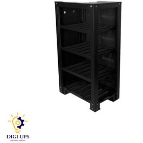 تصویر کابینت باتری چهار طبقه تا 16 باتری 100 مدل B16 Battery Cabinet B16