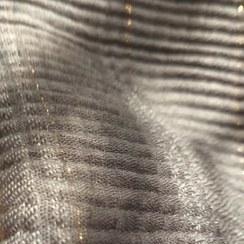 تصویر شال زنانه نخی رنگی۹۰×۲۰۰ روزمره - خاکی 