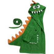 تصویر حوله تن پوش کودک طرح دایناسور سایز ۸۰ سانتی متر 