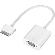 تصویر کابل رابط VGA مخصوص محصولات اپل Apple Dock Connector to VGA Adapter