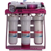 تصویر دستگاه تصفيه آب HZK مدل S407 گیج بزرگ صورتی HZK water purifier
