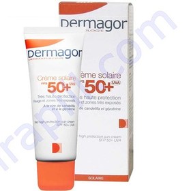 تصویر اسپری ضد آفتاب بی رنگ درماگور 50+SPF حجم 50 میلی لیتر 