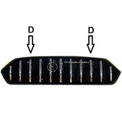 تصویر قطعه استیل تزینی جلو پنجره D اطلس سایپا یدک 