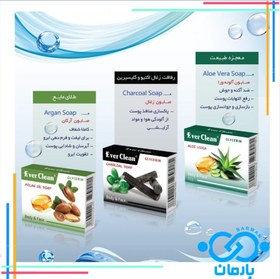 تصویر صابون زغال ever clean charcoal soap