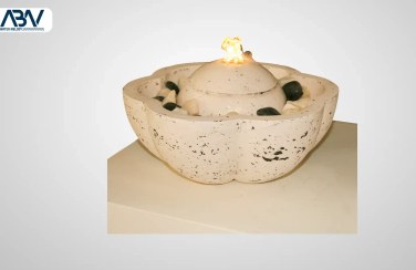 تصویر آبنما کامپوزیتی رومیزی گل 