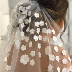 تصویر تور سر شکوفه ای 