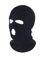 تصویر کلاه فیس ماسک نوپویی ساده مشکی 