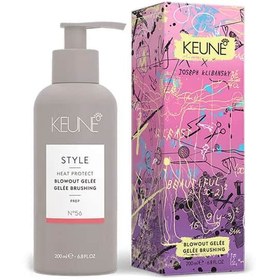 تصویر ژل محافظ حرارت کئون حجم دهنده مو Keune Blowout Gelee 