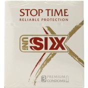 تصویر کاندوم استاپ تایم سیکس 3 عددی Six Stop Time Condoms 3 Pcs