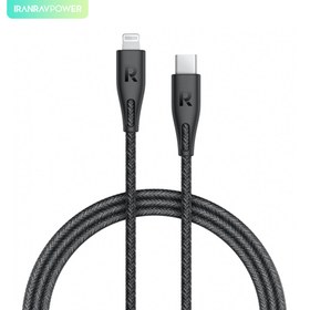 تصویر کابل تایپ سی به لایتنینگ راو پاور مدل RP-CB1017 طول 1.2 متر RAVpower RP-CB1017 USB-C to Lightning cable 1.2m