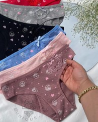 تصویر شورت نخی کبریتی زنانه سایز XL و XXL رنگ صورتی، بنفش، قرمز، سبز، مشکی، کرم، آبی 