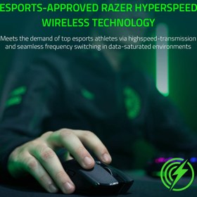 تصویر ماوس ریزر گیمینگ Viper Ultimate بدون داک شارژ Razer Viper Ultimate without Charging Dock Gaming Mouse