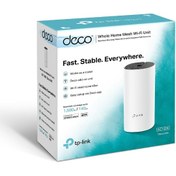 تصویر روتر مش وای فای تی پی لینک مدل Deco M4 V1 Tp Link Deco M4 V1 AC1200 Mesh WIFI System Router