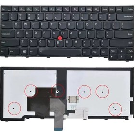 تصویر کیبورد لپ تاپ Lenovo Thinkpad T450 / T450S 