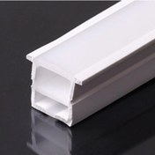 تصویر لاینر سیلیکونی لبه دار عرض سه سانت کاملا سفید Silicone linear (with edge, 3 cm width)