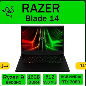 تصویر لپ تاپ استوک گیمینگ Razer مدل Blade 14 Razer Blade 14