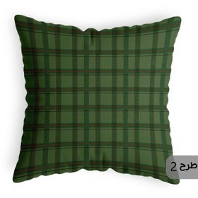 تصویر کوسن کد K391 چهارخونه