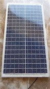تصویر پنل خورشیدی 30 وات رستارسولار دارای شکستگی 