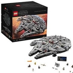 تصویر لگو استار وارز Millennium Falcon کد 75192 مناسب نوجوان با ۷۵۴۰ قطعه 