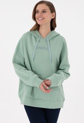 تصویر هودی زنانه یو اس پولو مدل 1082288 رنگ فیروزه ای و آبی 