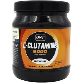 تصویر ال-گلوتامین 6000 پودر خوراکی 500 گرم کیو ان تی L-Glutamine 6000 Mg 500 G Powder Qnt