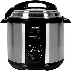 تصویر زودپز برقی جی پاس مدل GPC307-6L Geepas GPC307-6L Electric Pressure Cooker