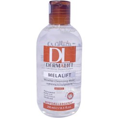 تصویر محلول میسلار واتر روشن کننده پوست ملالیفت درمالیفت 250 میلی لیتر 