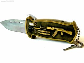 تصویر فندک چاقو دار با نقش برجسته AK47* 