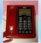 تصویر تلفن رومیزی تیپ تل مدل TIP-938 کارکرده، کاملا سالم با یک سال ضمانت