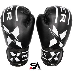 تصویر دستکش بوکس POWER X مدل pu3 Boxing gloves POWER X pu3 model