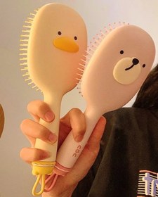 تصویر برس مو فانتزی عروسکی طرح جوجه 